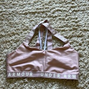 Pink Underarmour Sports Bra